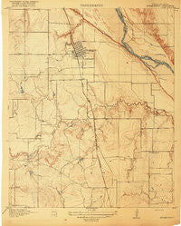 Burkburnett Texas Historical topographic map, 1:31680 scale, 7.5 X 7.5 Minute, Year 1918