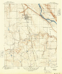 Burkburnett Texas Historical topographic map, 1:31680 scale, 7.5 X 7.5 Minute, Year 1918