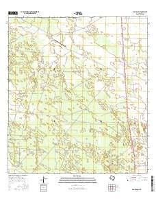 Cage Ranch Texas Current topographic map, 1:24000 scale, 7.5 X 7.5 Minute, Year 2016
