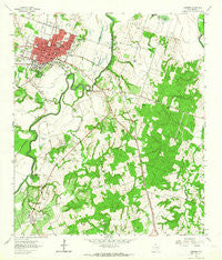 Cameron Texas Historical topographic map, 1:24000 scale, 7.5 X 7.5 Minute, Year 1961