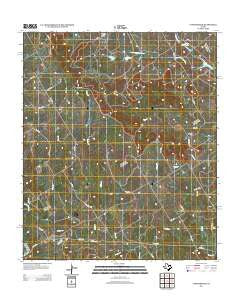 Camp Branch Texas Historical topographic map, 1:24000 scale, 7.5 X 7.5 Minute, Year 2013
