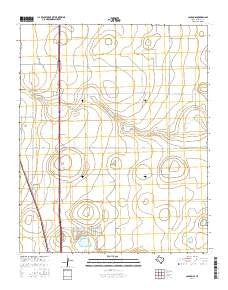 Canyon SE Texas Current topographic map, 1:24000 scale, 7.5 X 7.5 Minute, Year 2016