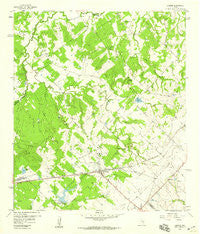 Carmine Texas Historical topographic map, 1:24000 scale, 7.5 X 7.5 Minute, Year 1958