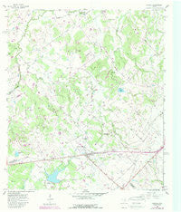 Carmine Texas Historical topographic map, 1:24000 scale, 7.5 X 7.5 Minute, Year 1958