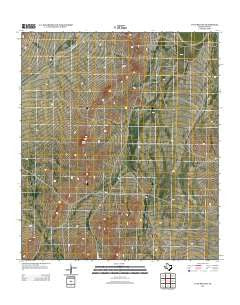 Cave Mesa NE Texas Historical topographic map, 1:24000 scale, 7.5 X 7.5 Minute, Year 2012