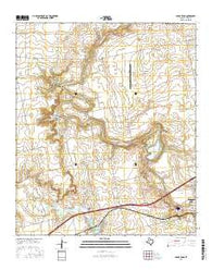 Cedar Bend Texas Current topographic map, 1:24000 scale, 7.5 X 7.5 Minute, Year 2016