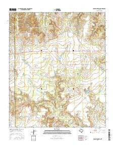 Cedar Mountain Texas Current topographic map, 1:24000 scale, 7.5 X 7.5 Minute, Year 2016