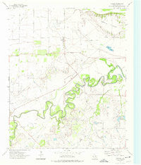 Charlie Texas Historical topographic map, 1:24000 scale, 7.5 X 7.5 Minute, Year 1972