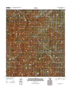 Chinati Peak Texas Historical topographic map, 1:24000 scale, 7.5 X 7.5 Minute, Year 2012