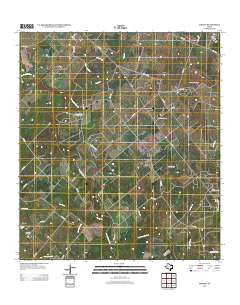 Choate Texas Historical topographic map, 1:24000 scale, 7.5 X 7.5 Minute, Year 2013