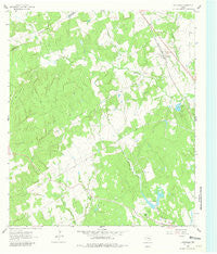 Chriesman Texas Historical topographic map, 1:24000 scale, 7.5 X 7.5 Minute, Year 1962