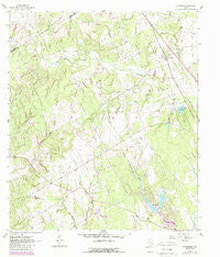 Chriesman Texas Historical topographic map, 1:24000 scale, 7.5 X 7.5 Minute, Year 1962