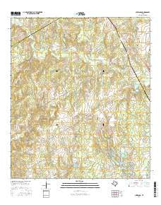 Chriesman Texas Current topographic map, 1:24000 scale, 7.5 X 7.5 Minute, Year 2016