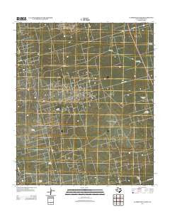 Clabber Hill Ranch Texas Historical topographic map, 1:24000 scale, 7.5 X 7.5 Minute, Year 2012