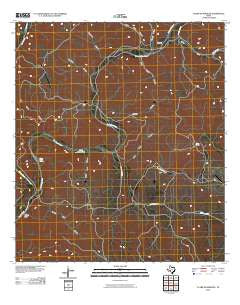 Clark Waterhole Texas Historical topographic map, 1:24000 scale, 7.5 X 7.5 Minute, Year 2010