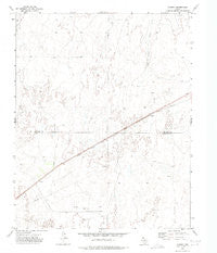 Coburn Texas Historical topographic map, 1:24000 scale, 7.5 X 7.5 Minute, Year 1972