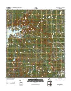 Council Creek Texas Historical topographic map, 1:24000 scale, 7.5 X 7.5 Minute, Year 2012