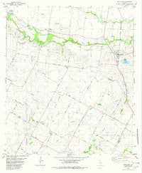 Coupland Texas Historical topographic map, 1:24000 scale, 7.5 X 7.5 Minute, Year 1982