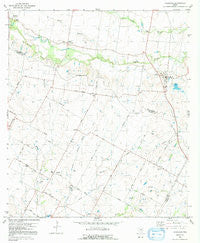 Coupland Texas Historical topographic map, 1:24000 scale, 7.5 X 7.5 Minute, Year 1982