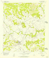 Cranfills Gap Texas Historical topographic map, 1:24000 scale, 7.5 X 7.5 Minute, Year 1956