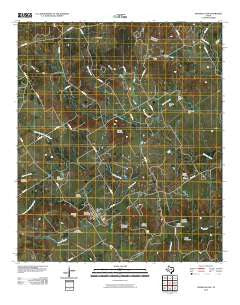 Cranfills Gap Texas Historical topographic map, 1:24000 scale, 7.5 X 7.5 Minute, Year 2010