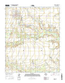 Crowell Texas Current topographic map, 1:24000 scale, 7.5 X 7.5 Minute, Year 2016