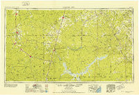 Crystal City Texas Historical topographic map, 1:250000 scale, 1 X 2 Degree, Year 1953