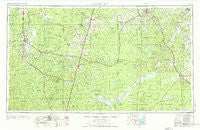 Crystal City Texas Historical topographic map, 1:250000 scale, 1 X 2 Degree, Year 1955