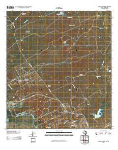 Cuervo Creek Texas Historical topographic map, 1:24000 scale, 7.5 X 7.5 Minute, Year 2010