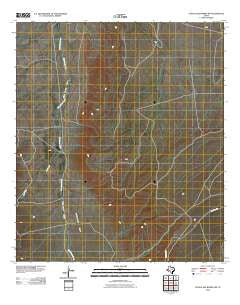 Cuesta Del Burro NW Texas Historical topographic map, 1:24000 scale, 7.5 X 7.5 Minute, Year 2010