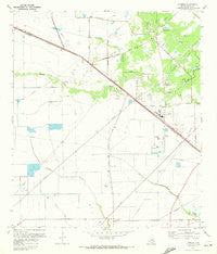 Cypress Texas Historical topographic map, 1:24000 scale, 7.5 X 7.5 Minute, Year 1970