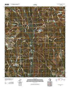 Dallardsville Texas Historical topographic map, 1:24000 scale, 7.5 X 7.5 Minute, Year 2010