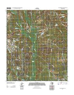 Dallardsville Texas Historical topographic map, 1:24000 scale, 7.5 X 7.5 Minute, Year 2013