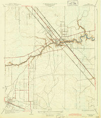 Dickinson Texas Historical topographic map, 1:31680 scale, 7.5 X 7.5 Minute, Year 1932
