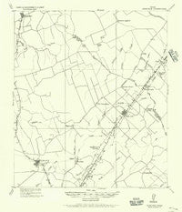 Dime Box Texas Historical topographic map, 1:62500 scale, 15 X 15 Minute, Year 1919