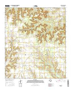 Divide Texas Current topographic map, 1:24000 scale, 7.5 X 7.5 Minute, Year 2016