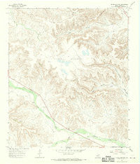 Divide Country Texas Historical topographic map, 1:24000 scale, 7.5 X 7.5 Minute, Year 1967