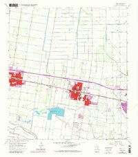 Donna Texas Historical topographic map, 1:24000 scale, 7.5 X 7.5 Minute, Year 1963