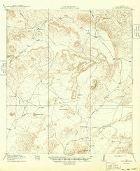 Dove Mountain Texas Historical topographic map, 1:62500 scale, 15 X 15 Minute, Year 1918