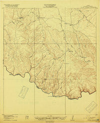 Dryden Crossing Texas Historical topographic map, 1:62500 scale, 15 X 15 Minute, Year 1918