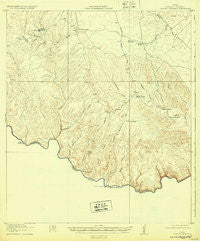Dryden Crossing Texas Historical topographic map, 1:62500 scale, 15 X 15 Minute, Year 1918