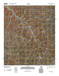 Dunbar Draw SE Texas Historical topographic map, 1:24000 scale, 7.5 X 7.5 Minute, Year 2010