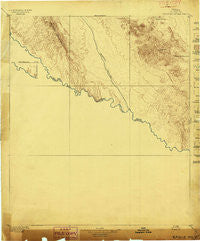 Eagle Mountain Texas Historical topographic map, 1:125000 scale, 30 X 30 Minute, Year 1897