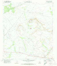 East Mesa Texas Historical topographic map, 1:24000 scale, 7.5 X 7.5 Minute, Year 1970
