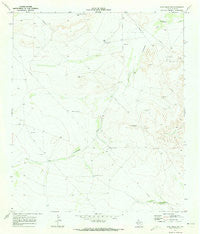 East Mesa SW Texas Historical topographic map, 1:24000 scale, 7.5 X 7.5 Minute, Year 1970