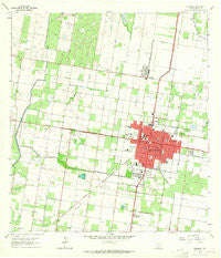 Edinburg Texas Historical topographic map, 1:24000 scale, 7.5 X 7.5 Minute, Year 1963
