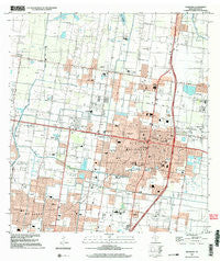 Edinburg Texas Historical topographic map, 1:24000 scale, 7.5 X 7.5 Minute, Year 2002