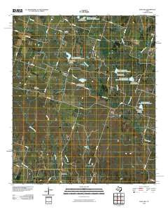 Edna Hill Texas Historical topographic map, 1:24000 scale, 7.5 X 7.5 Minute, Year 2010