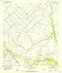 Egypt Texas Historical topographic map, 1:24000 scale, 7.5 X 7.5 Minute, Year 1952