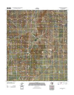 Eldorado NE Texas Historical topographic map, 1:24000 scale, 7.5 X 7.5 Minute, Year 2012